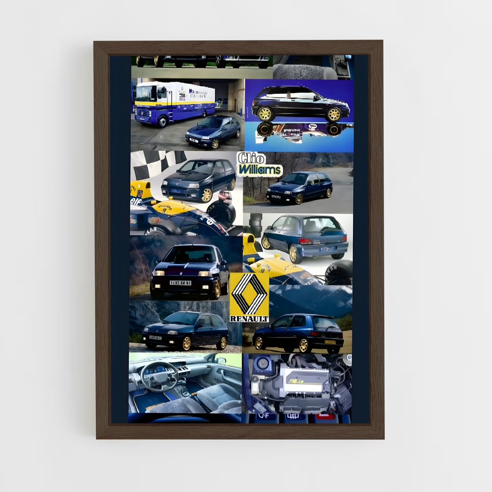 Poster Vrombissement des Moteurs – affiche Renault (vue 5)